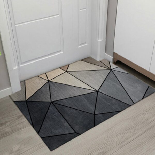 New Geometric Printed Doormat Living Room Anti-slip Carpet Absorbent Shower Bath Mat - Image 12