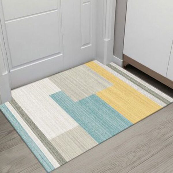 New Geometric Printed Doormat Living Room Anti-slip Carpet Absorbent Shower Bath Mat - Image 11
