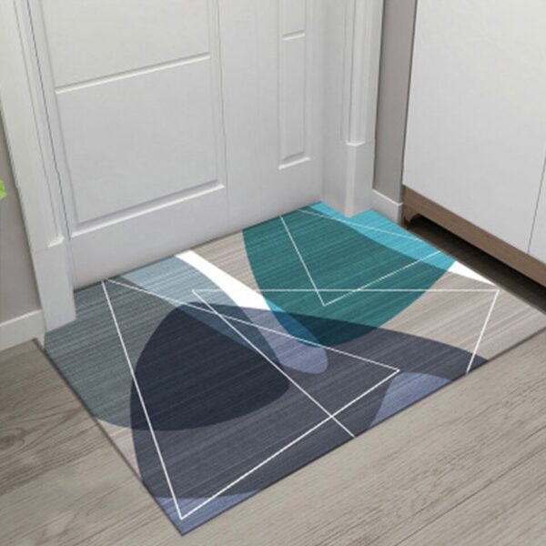New Geometric Printed Doormat Living Room Anti-slip Carpet Absorbent Shower Bath Mat - Image 14