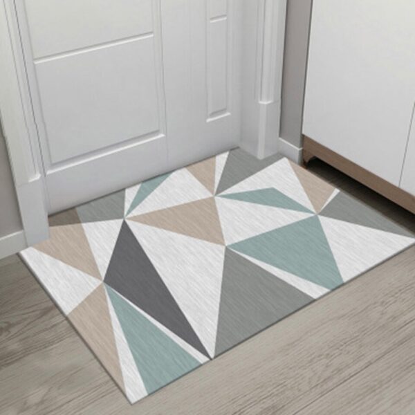 New Geometric Printed Doormat Living Room Anti-slip Carpet Absorbent Shower Bath Mat - Image 18