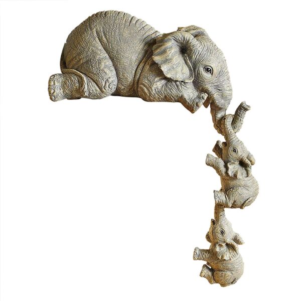3-piece Elephants Mother Hanging 2-Babies