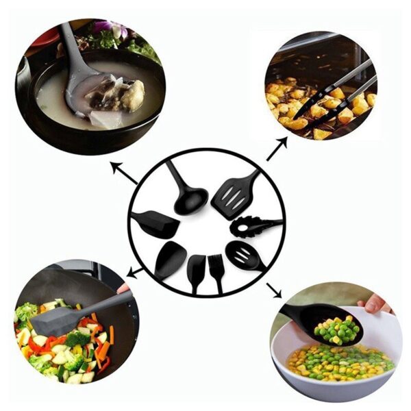 10-piece Silicone Kitchenware Set - Image 2