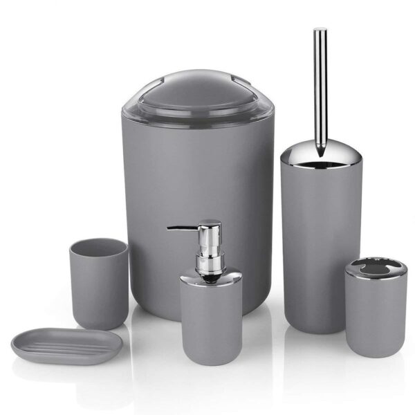 6 Pcs Bathroom Accessories Set