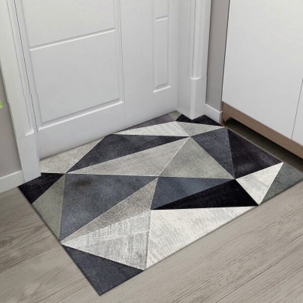 New Geometric Printed Doormat Living Room Anti-slip Carpet Absorbent Shower Bath Mat - Image 4