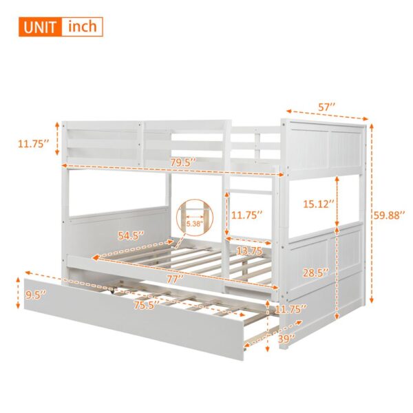 White Pine Full Bunk Bed - Image 5