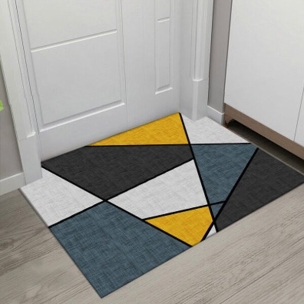 New Geometric Printed Doormat Living Room Anti-slip Carpet Absorbent Shower Bath Mat - Image 2
