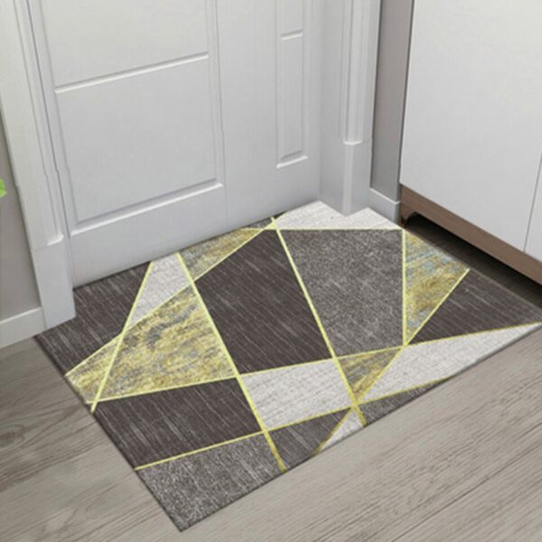 New Geometric Printed Doormat Living Room Anti-slip Carpet Absorbent Shower Bath Mat - Image 6