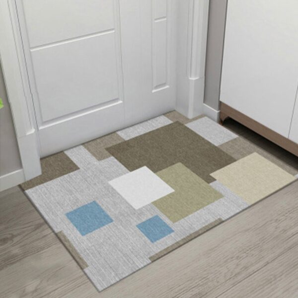 New Geometric Printed Doormat Living Room Anti-slip Carpet Absorbent Shower Bath Mat - Image 13