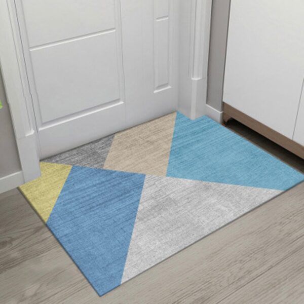 New Geometric Printed Doormat Living Room Anti-slip Carpet Absorbent Shower Bath Mat - Image 15