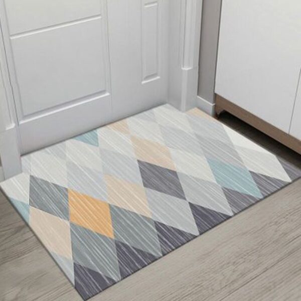 New Geometric Printed Doormat Living Room Anti-slip Carpet Absorbent Shower Bath Mat - Image 8
