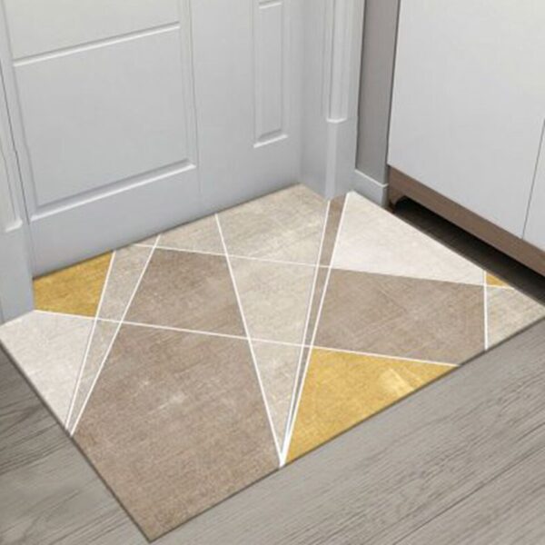New Geometric Printed Doormat Living Room Anti-slip Carpet Absorbent Shower Bath Mat - Image 21