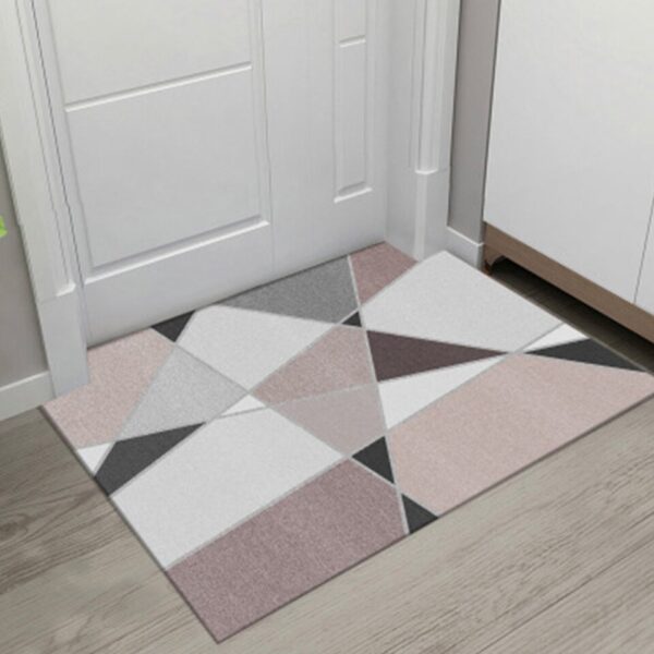 New Geometric Printed Doormat Living Room Anti-slip Carpet Absorbent Shower Bath Mat - Image 16
