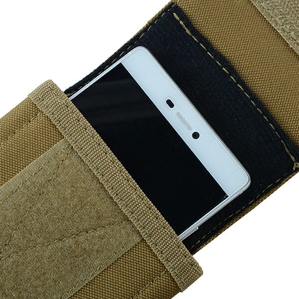 900D Oxford Cloth Molle Mobile Phone Belt Pouch EDC Gadget Hanging Waist Pocket - Image 7