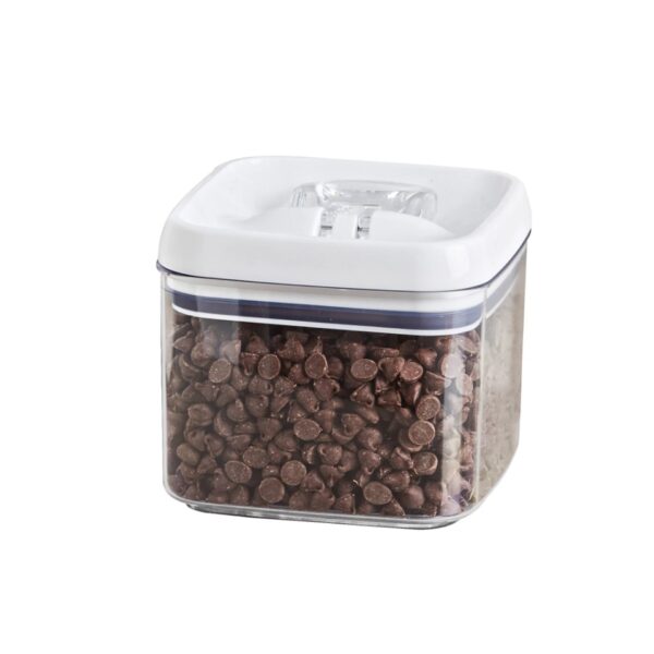 Kitchen Organizer Canister Pack Of 4, Flip-Tite Square Food Storage Set - Image 5