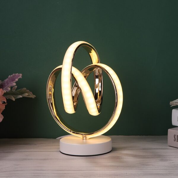 Modern Table Lamp Acrylic Metal Desk Lamps Bedroom Bedside Decoration - Image 13