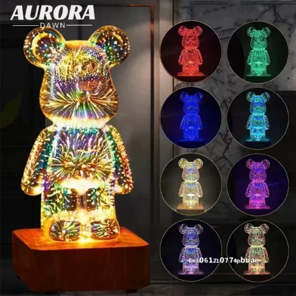 3D Firework Light Bear - Image 4