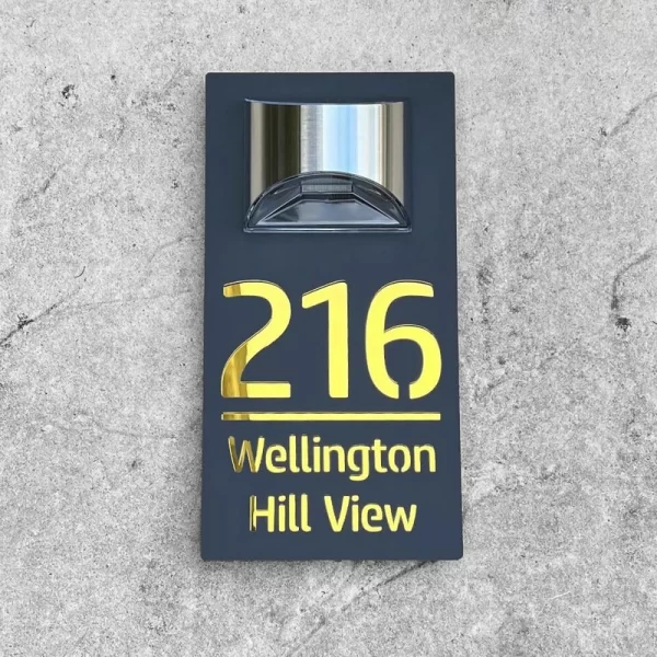 Customized Solar House Sign - Image 2