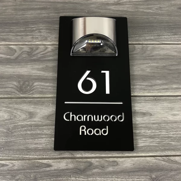 Customized Solar House Sign - Image 7