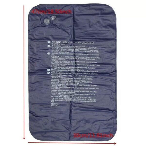 Soft Backrest Pillow PVC Inflatable Body Rest Pillow Cushion Air Travel Office Home Back Relaxing Tool Recliner Cushion Pad - Image 4