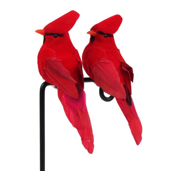 2pcs Simulation Feather Birds with Clips for Garden Lawn Tree - Image 5
