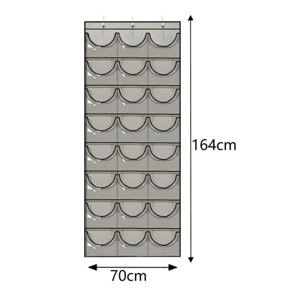 Storage Organizer Clear Pockets Protect Hat Door Hanging Holder Hanger Storage Rack for Baseball Caps - Image 9
