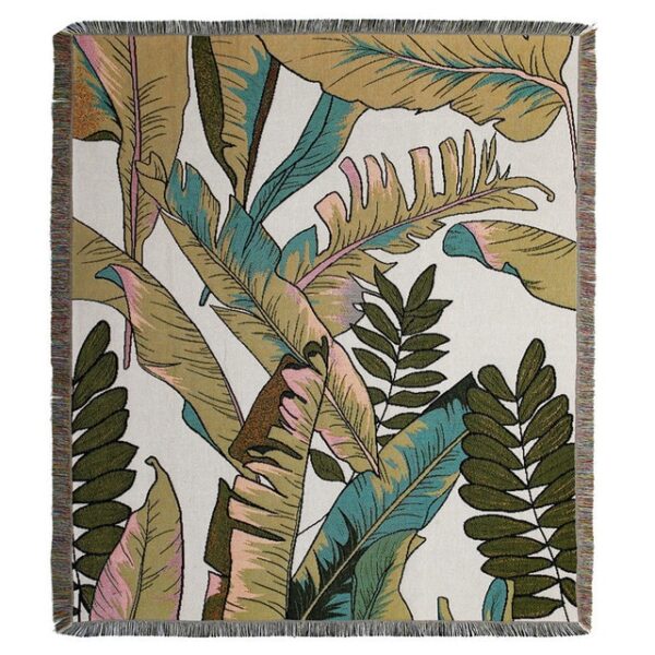 Boho Floral Blankets For Beds Sofa Summer Bed Throw Cover Aesthetic Soft Cotton - Image 3