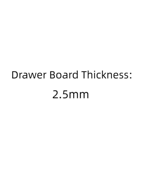 EnHomee 2.5/5mm Bedroom wooden Dresser  Storage Cabinet with 8 Drawers - Image 2