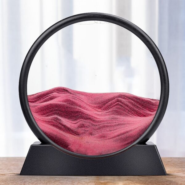 Creative 3D Glass Sandscape in Motion Hourglass Moving Sand Frame Art Picture Display Flowing Gift - Image 14