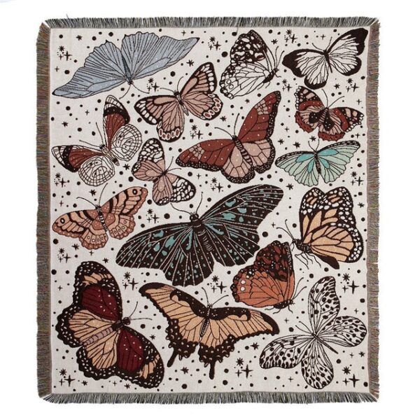 Boho Floral Blankets For Beds Sofa Summer Bed Throw Cover Aesthetic Soft Cotton - Image 15