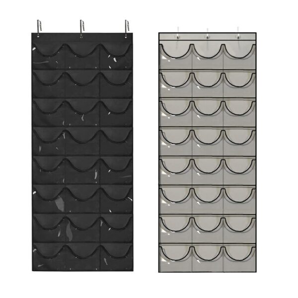 Storage Organizer Clear Pockets Protect Hat Door Hanging Holder Hanger Storage Rack for Baseball Caps - Image 3
