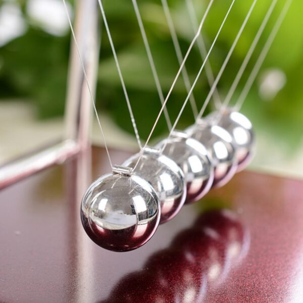 Table Newton Cradle Pendulum Kids Toys Educational Toy. Balance Steel Balls Board Games Antistress Game Gift - Image 2