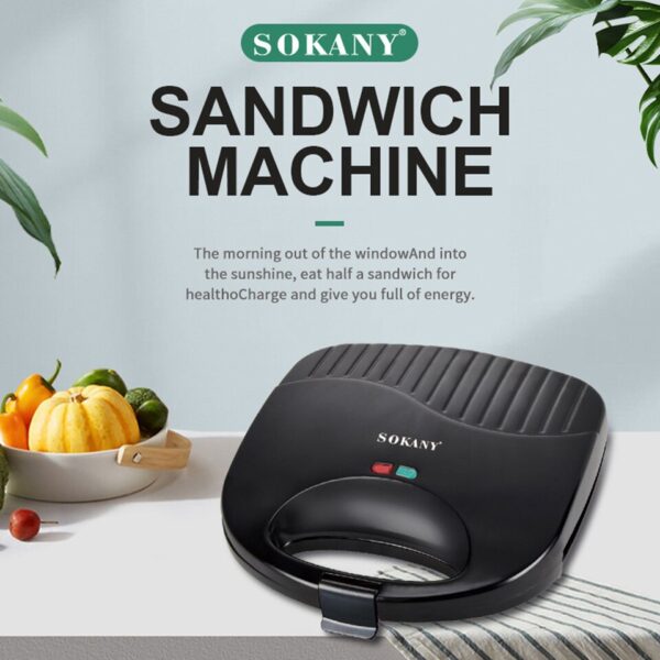 750W Mini Sandwich Machine Breakfast Maker - Image 6