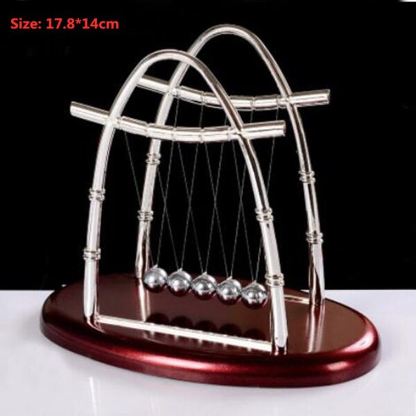Table Newton Cradle Pendulum Kids Toys Educational Toy. Balance Steel Balls Board Games Antistress Game Gift - Image 8