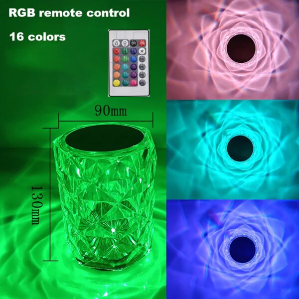 Acrylic table lamp RGB remote control color changing night light bar decoration led atmosphere light - Image 12