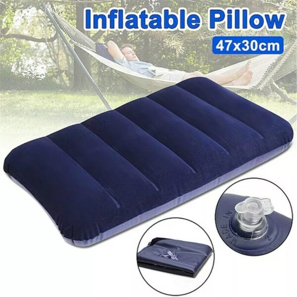 Soft Backrest Pillow PVC Inflatable Body Rest Pillow Cushion Air Travel Office Home Back Relaxing Tool Recliner Cushion Pad - Image 3