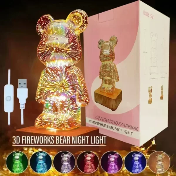 3D Firework Light Bear - Image 11