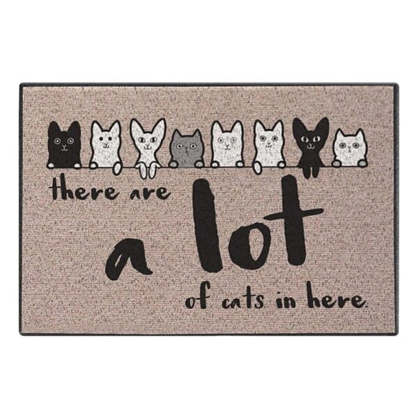 Lovely Welcome Doormat Entrance Mat Hallway Dog Cats Animal Print Anti-Slip - Image 3