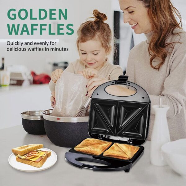 750W Mini Sandwich Machine Breakfast Maker - Image 4