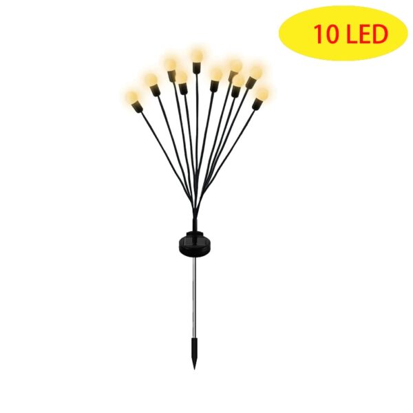 10LED Solar Firefly Lights Solar Garden - Image 8