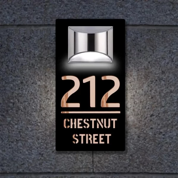 Customized Solar House Sign - Image 3