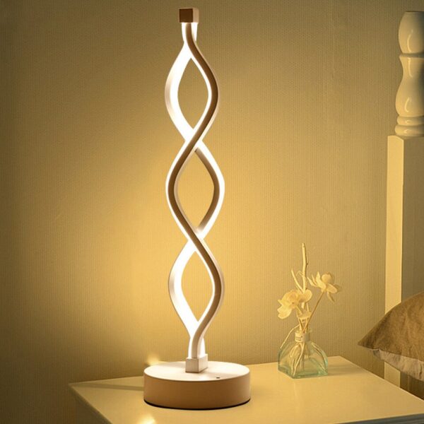 Modern Table Lamp Acrylic Metal Desk Lamps Bedroom Bedside Decoration - Image 7