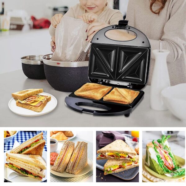 750W Mini Sandwich Machine Breakfast Maker - Image 3
