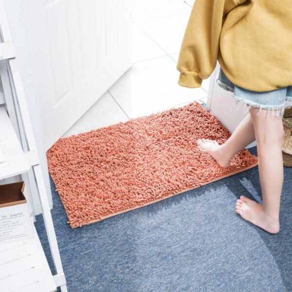1pcs Floor Mat Anti-skid Bathroom Carpet Quick Dry Fine Chenille - Image 5