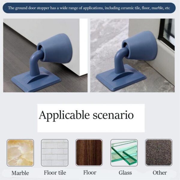 Silicone Door Stopper Stopper For Door Home Improvement For Stronger Mount Door Catch - Image 5
