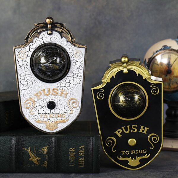 Luminous Eyes Doorbell Haunted Decorations Eyeball Doorbell Horror Props Creepy Eyes Doorbell - Image 3