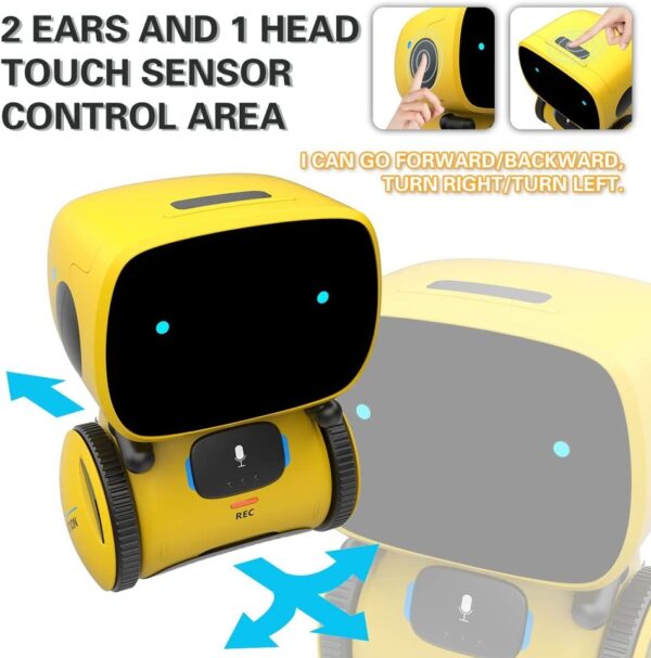 Emo Robot Smart Robots Dance Voice Command Sensor, Singing, Dancing, Repeating Robot Toy for kids - Image 21