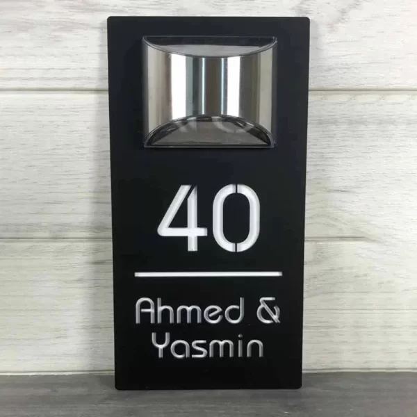 Customized Solar House Sign - Image 8