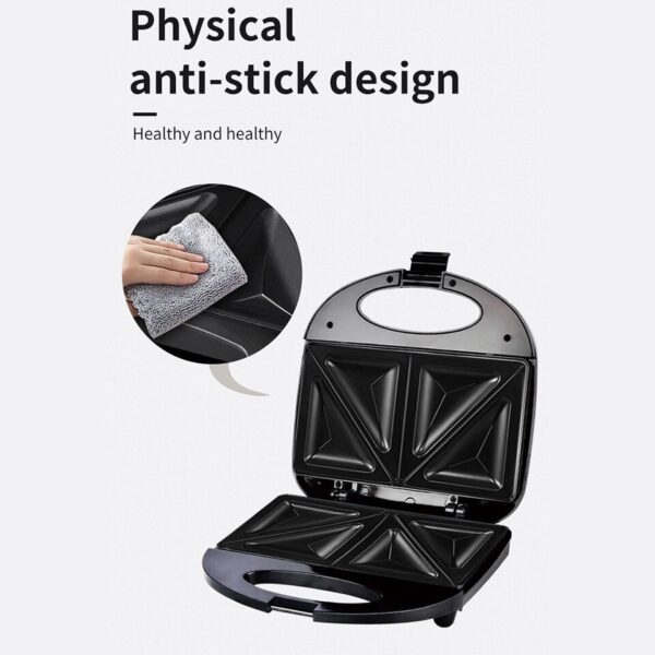 750W Mini Sandwich Machine Breakfast Maker - Image 2