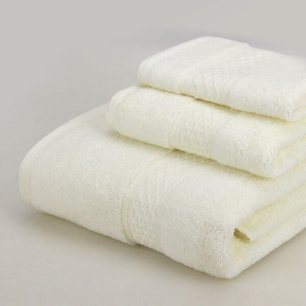 100% Cotton Absorbent Bath Towel - Image 3