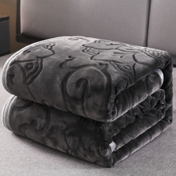 Solid Soft Warm Velvet Blanket